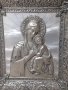 Интересна метална икона Богородица религия, снимка 2