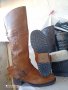дамски ботуши VIA VAI® Leather Boots HELL Brown original,100% супер висококачествена естествена кожа, снимка 12