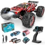 Hosim RC Кола 1/10 Безчеткова SUPER X07 Високоскоростна 68КМ/ч 4WD Офроуд Монстър Камион, снимка 1
