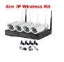 4канален WiFi NVR DVR + 4 IP 960p Wireless, безжични камери, готов безжичен пакет, снимка 2