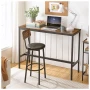 ПРОМОЦИЯ Бар столове в индустриален стил, к-кт от 2 бр. VASAGLE LBC059B81, снимка 5
