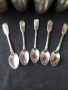 СССР-сребърни 875 чаши с позлата,шест броя/Царска Русия пет лъжички сребро 84-100 лв за брой/, снимка 14