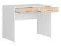 Бюро NEPO PLUS BIU2S корпус бяло/фронт дъб сонома Код P1314, снимка 3