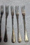 Комплект малки посребрени вилички , снимка 5