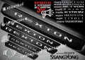 ПРАГОВЕ карбон SsangYong фолио стикери ssypsy, снимка 5