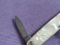  PRADEL марково ножче три части на френската армия седеф 81х65мм без луфт, снимка 10