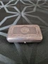 Рядка уникална антикварна руска сребърна кутийка за тютюн с ниело , снимка 1