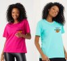  Дамска тениска Burberry принт Различни цветове и размери, снимка 1