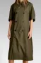G-STAR HIGH TRENCH SHORT SLEEVE DRESS WMN - страхотна дамска рокля М, снимка 1