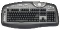 Multimedia Scroll Keyboard KB-2200