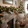 6166 Коледен гирлянд с камбанки декоративна верижка за елха и декорация, 270 см, снимка 4