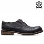 мъжки обувки Bulldozer 62129 Black, снимка 1 - Спортно елегантни обувки - 37504523