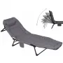 Солидно сгъваемо походно легло тип шезлонг, снимка 3
