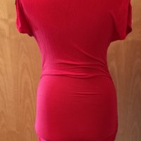 Червена туника/удължена блуза M размер, снимка 2 - Туники - 32391266