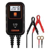 OSRAM Зарядно за акумулатор на автомобил, мотоциклет 6 V - 12 V, снимка 4 - Аксесоари и консумативи - 34967361