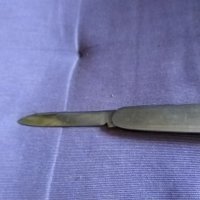 Джобно ножче винтидж немско GML Rostfrei  DDR Germany 83x57mm без луфт, снимка 5 - Ножове - 35259586