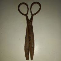 Стари ковани ножици, снимка 1 - Антикварни и старинни предмети - 44923956