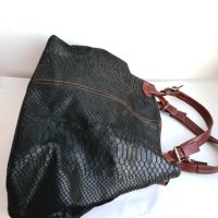 Дамска италианска чанта от естествена кожа, снимка 6 - Чанти - 43233780
