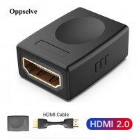 Преходник Адаптер Сединител HDMI Женско - Женско Vention AIRB0 HDMI - HDMI F/F, снимка 2 - Кабели и адаптери - 36443532