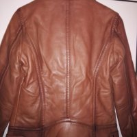 Дамско кожено яке Massimo Dutti 1, снимка 3 - Якета - 27536437