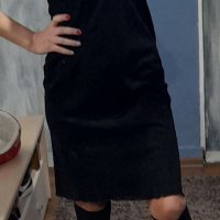 Calvin Klein рокля кадифе с дантела S /M, снимка 9 - Рокли - 39007660