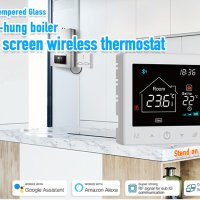 Нов Wifi Smart безжичен програмируем цифров термостат Температурен регулатор на газов котел за управ, снимка 5 - Друга електроника - 43067235