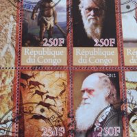 Пощенски марки  чиста комплектна серия ЧАРЛЗ ДАРВИН поща Конго за колекционери 29833, снимка 9 - Филателия - 37689450