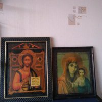 Стари икони в дървени рамки., снимка 11 - Икони - 36766257
