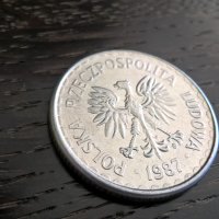 Mонета - Полша - 1 злота | 1987г., снимка 2 - Нумизматика и бонистика - 33038328