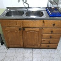 Кухненски шкаф с двойна мивка неръждавейка Д/Ш/В-120/50/85 см , снимка 12 - Кухни - 43582610