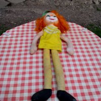 Стара кукла,клоун #2, снимка 1 - Антикварни и старинни предмети - 28580221