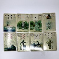 карти оракул LOSCARABEO GOLDEN LENORMAND нови​ Картите на Ленорманд без съмнение са най - разпростра, снимка 2 - Карти за игра - 37254616