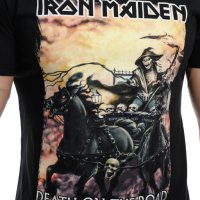 Нова тениска с дигитален печат на музикалната група IRON MAIDEN - Death on the road, снимка 2 - Тениски - 37696919