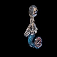 Сребърен висящ елемент Пандора,колекция"Little Mermaid-Ариел"/нов, снимка 1 - Колиета, медальони, синджири - 43576072