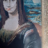 Продавам гоблен Мона Лиза, снимка 8 - Гоблени - 33141586
