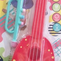 Детска китара с плод и тромпет, снимка 1 - Музикални играчки - 39851601