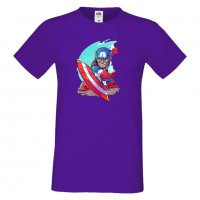 Мъжка тениска Marvel Captain America Игра,Изненада,Подарък,Геймър,, снимка 17 - Тениски - 36790439