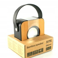 XITE BAMBOO SPEAKER портативна колонка черна 5 W, снимка 2 - Тонколони - 43685132