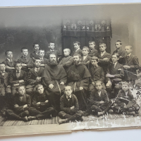 Стара снимка френски колеж Пловдив, снимка 1 - Антикварни и старинни предмети - 44910157