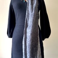 Talbots черна малка секси рокля плетиво 100% мерино , снимка 4 - Рокли - 43887293