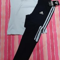 Подледни бройки! Adidas дамски екип потник и клин /полиамид/ реплика, снимка 1 - Спортни екипи - 32328763