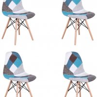 Висококачествени трапезни столове пачуърк МОДЕЛ 61, снимка 4 - Столове - 32309918