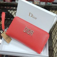 Червено портмоне  Dior код DS53, снимка 1 - Портфейли, портмонета - 38560831