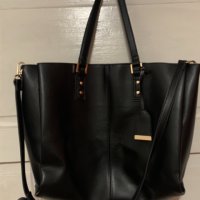 Чанта дамска - re accessories - голяма, с къси и дълга дръжка, 3 отделения, снимка 3 - Чанти - 43567325