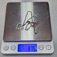 Дамски Сребърен Накит (проба 925)- 3,75 грама, снимка 11 - Колиета, медальони, синджири - 44862808
