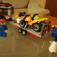 Конструктор Лего - модел LEGO Off-Road 4433 - Dirt Bike Transporter, снимка 2 - Конструктори - 39260590