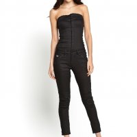 G-Star Raw Pavan Ankle Suit wmn оригинален дамски черен гащеризон XS и L, снимка 2 - Гащеризони - 27949423