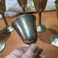 Метални чаши за ракия бронз месинг , снимка 9 - Антикварни и старинни предмети - 43899514