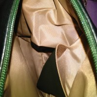 Женска кожена чанта нова маслено зелена 31х21х10см, снимка 7 - Чанти - 43560558