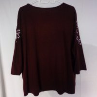 Дамски блузи, 7/8 ръкав, големи размери, снимка 6 - Блузи с дълъг ръкав и пуловери - 37170628